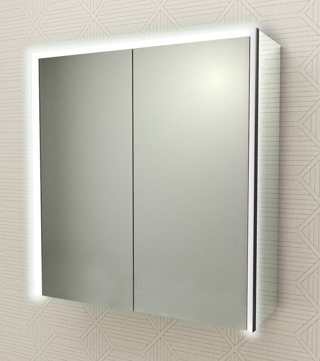 Specchio 2 ante illuminazione led Baden Haus 84252