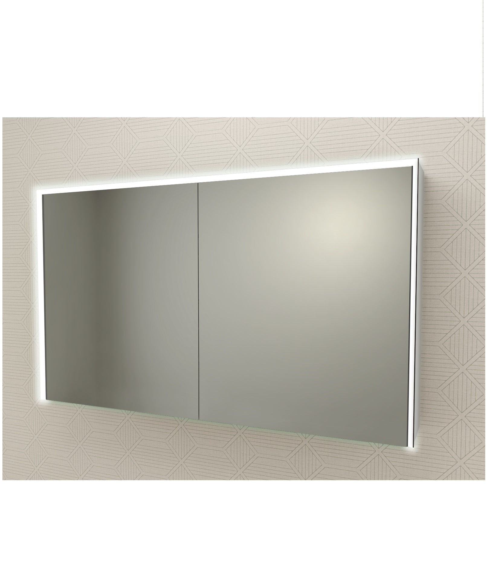 Specchio 2 ante illuminazione led Made in Italy 84254