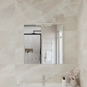 Specchio filolucido 70x70 cm reversibile con applique led | Easy