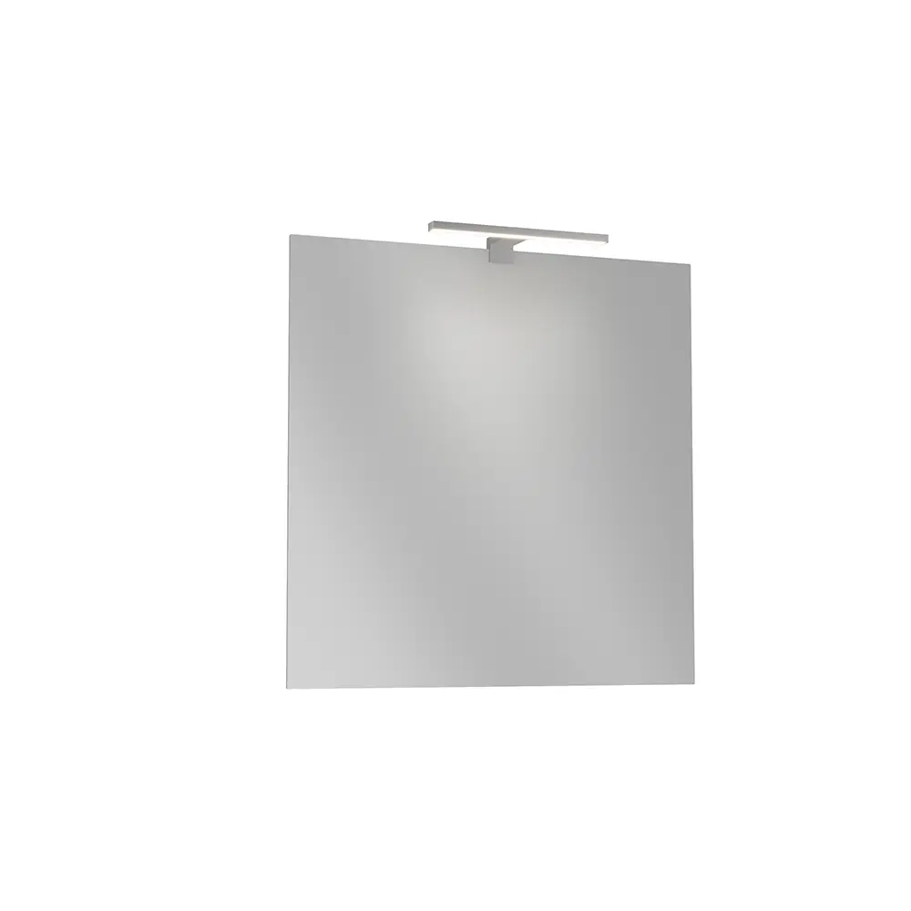 Specchio filolucido 70x70 cm reversibile con applique led | Easy
