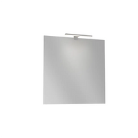 Specchio filolucido 70x70 cm reversibile con applique led | Easy