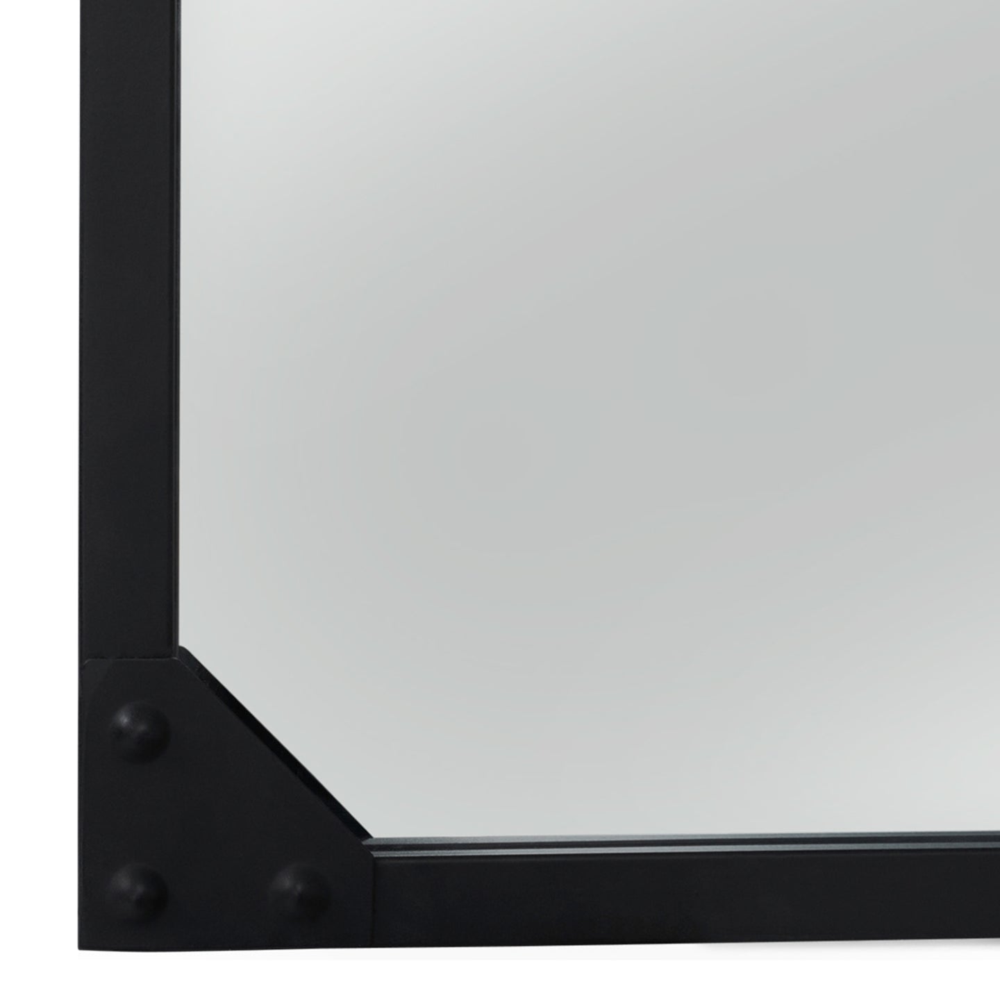 IDMarket - Specchio in vetro a 5 strisce di design industriale 140x84 cm