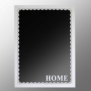 Specchio intarsio cuori rettangolare cm40x30x1,5