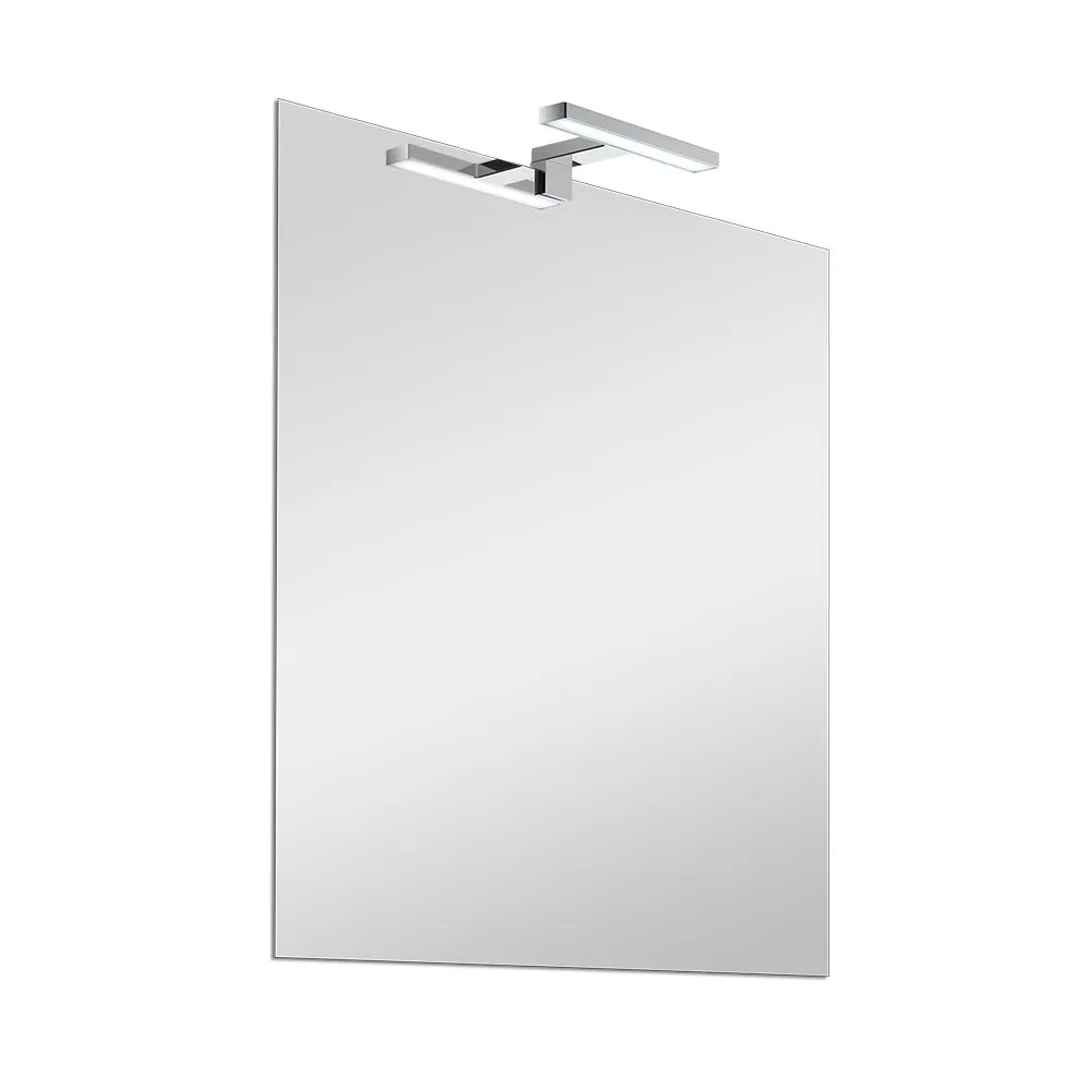 Specchio LED 50x60 cm reversibile con luce naturale