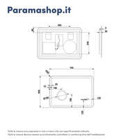 Specchio led bagno 50x70 cm touch-screen ingranditore orologio digitale e anti-appannamento | Kuma