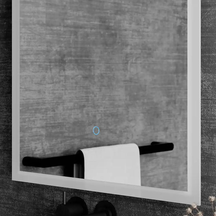 Specchio led bagno 40x80 cm luce calda/fredda con sensore touch-screen | Avior
