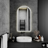 Specchio led bagno 40x80 cm luce calda/fredda con sensore touch-screen | Avior