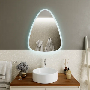 Specchio led bagno 80x65 cm reversibile con sensore touch-screen | Diadema