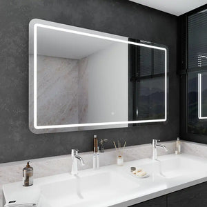 Specchio led bagno 70x100 con sensore touch-screen | Naos