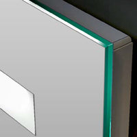 Specchio led bagno per mobile filo lucido 4 debby, misura 100x70