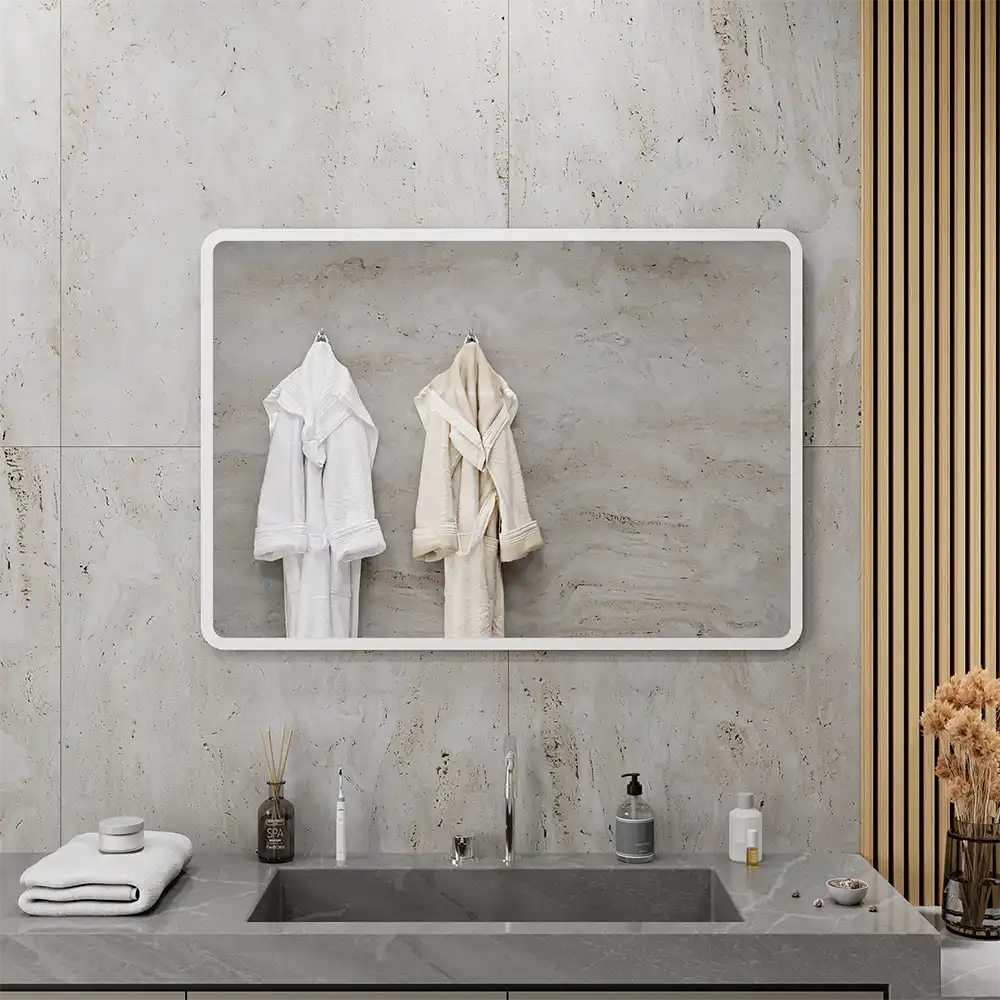 Specchio led bagno 70x140 cm reversibile con sensore touch-screen | Sham