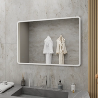 Specchio led bagno 50x70 cm reversibile con sensore touch-screen | Sham