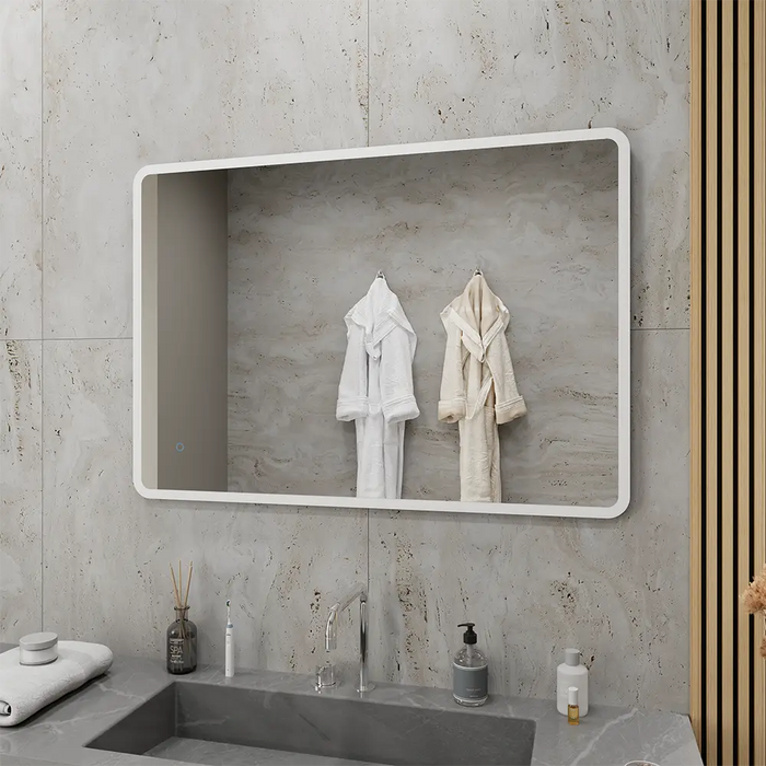 Specchio led bagno 70x120 cm reversibile con sensore touch-screen | Sham