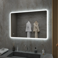 Specchio led bagno 70x140 cm reversibile con sensore touch-screen | Sham