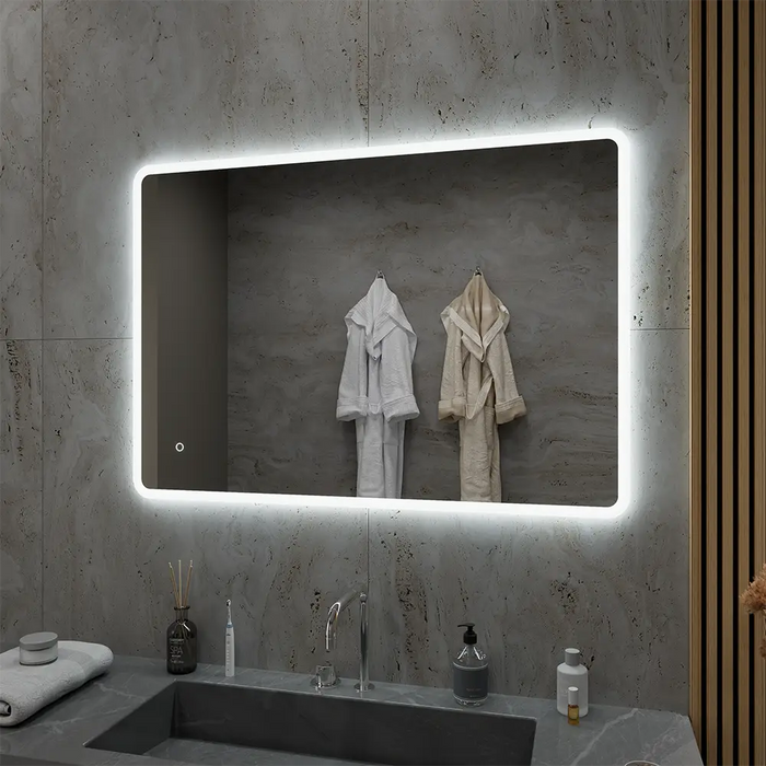 Specchio led bagno 70x140 cm reversibile con sensore touch-screen | Sham