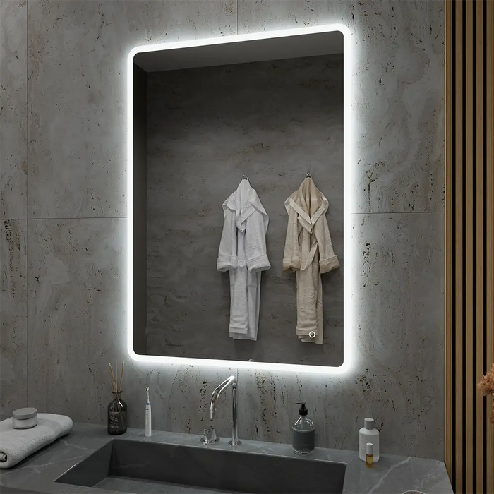 Specchio led bagno 70x140 cm reversibile con sensore touch-screen | Sham