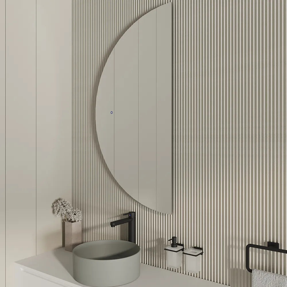 Specchio led 45x90 cm retroilluminato touch screen luce neutra | Luna