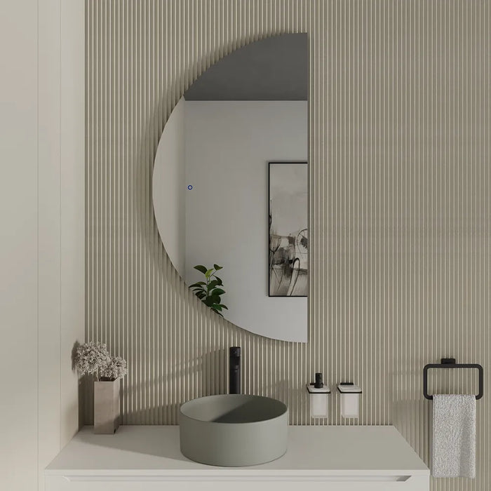 Specchio led 45x90 cm retroilluminato touch screen luce neutra | Luna