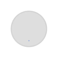 Specchio led Ø 70 cm touch screen luce calda/fredda | Beam