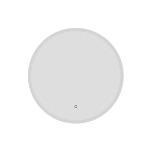 Specchio led Ø 70 cm touch screen luce calda/fredda | Beam