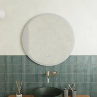 Specchio led Ø 70 cm touch screen luce calda/fredda | Beam