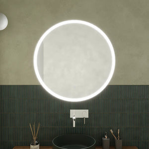 Specchio led Ã˜ 80 cm touch screen luce calda/fredda | Beam