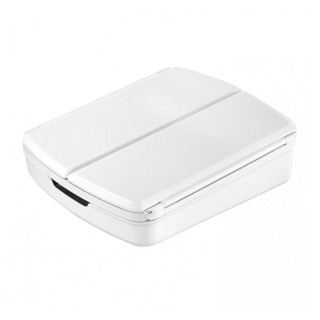 Trade Shop - Specchio Make Up Con Luci Led Cassetti Per Trucco Regolabile Pieghevole 720013 -