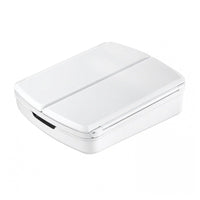 Trade Shop - Specchio Make Up Con Luci Led Cassetti Per Trucco Regolabile Pieghevole 720013 -