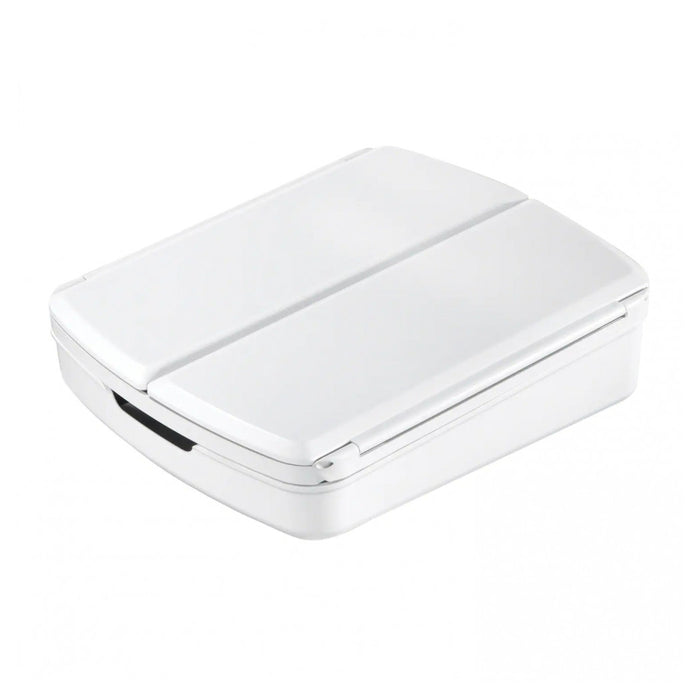 Trade Shop - Specchio Make Up Con Luci Led Cassetti Per Trucco Regolabile Pieghevole 720013 -