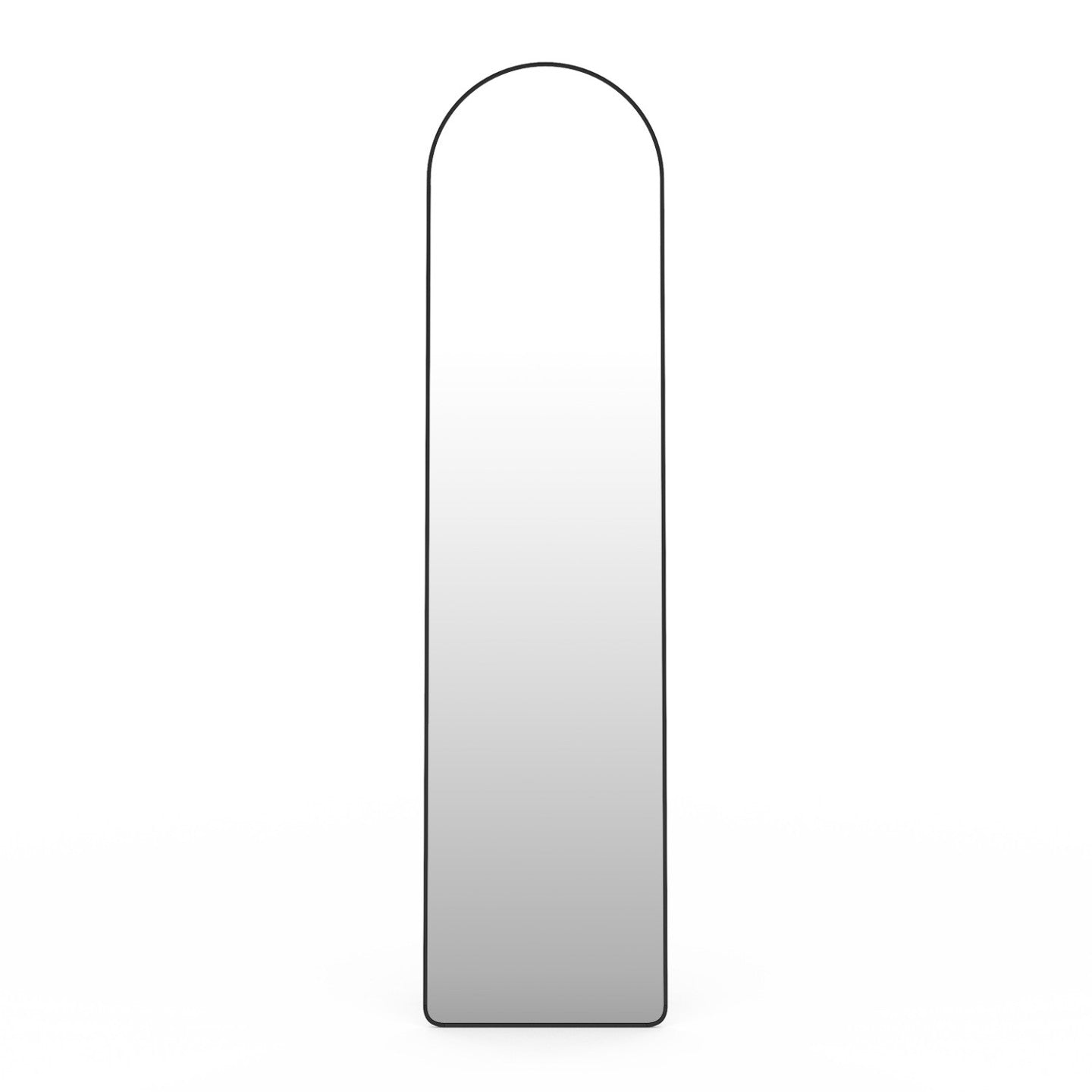 IDMarket - Specchio nero di contorno 160 x 40 cm