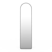 IDMarket - Specchio nero di contorno 160 x 40 cm