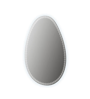 Specchio illuminazione led con disegno lavorato Made in Italy 44777
