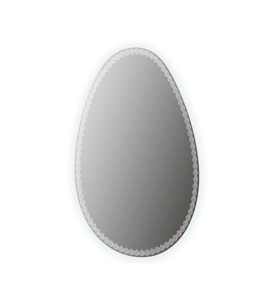 Specchio illuminazione led con disegno lavorato Made in Italy 44777