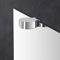 Specchio per bagno 50x60 cm reversibile con luce LED naturale