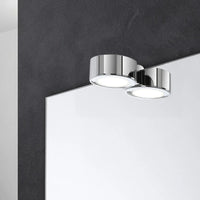 Specchio per bagno 50x60 cm reversibile con luce LED naturale