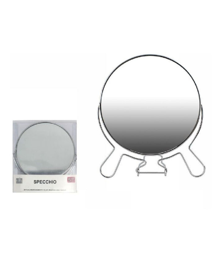 Specchio Per Cosmetici Rasoio Barba Trucco Make Up Ingrandimento 5â€³ Pvc 07092         