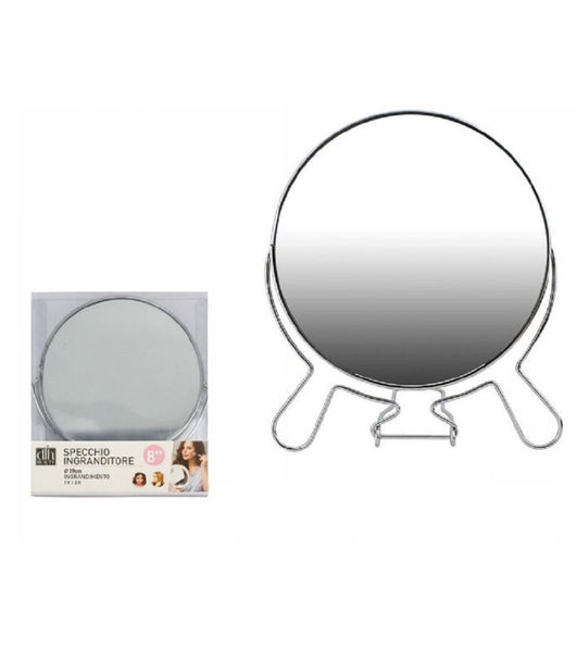 Specchio Per Cosmetici Rasoio Barba Trucco Make Up Ingrandimento 8â€³ Pvc 07095         