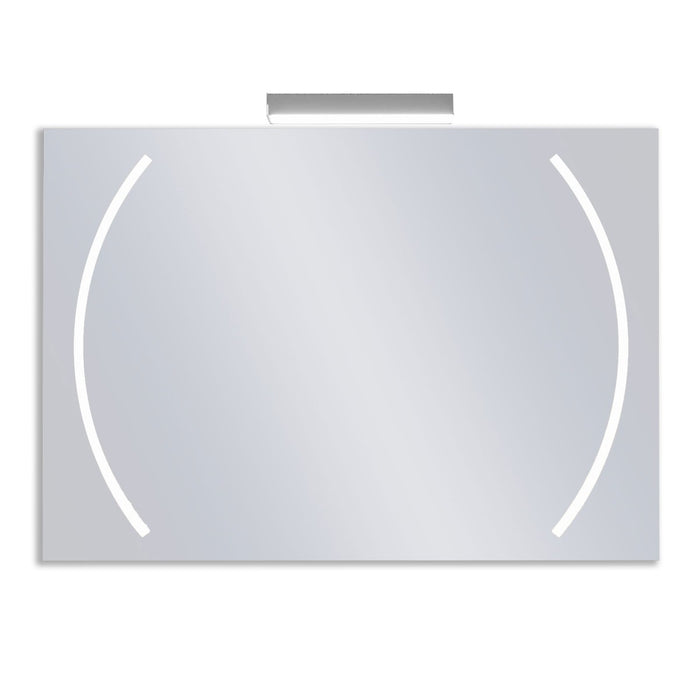 Specchio bagno retroilluminato con lampada led scream, misura 60x80