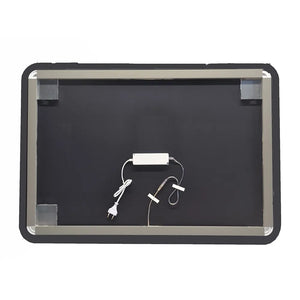 Specchio reversibile 70x80 illuminazione perimetrale LED e spessore 4 mm