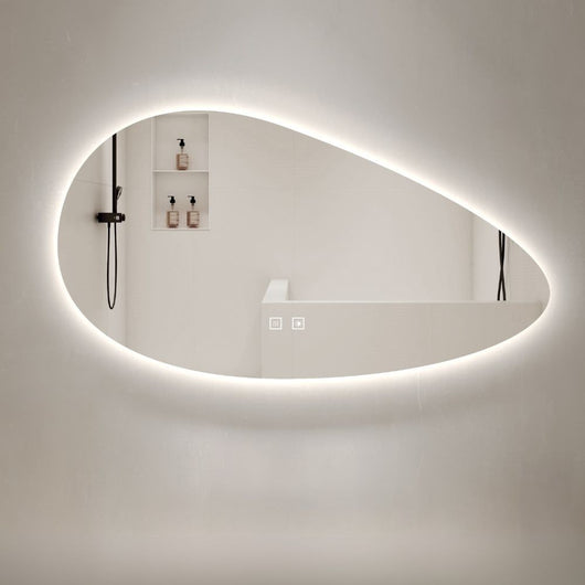 Specchio smart forma irregolare anti-appannamento YJ-1024 diametro 90x60