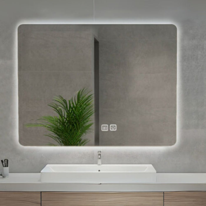 Specchio smart rettangolare YJ-70100A con retroilluminazione 100x70