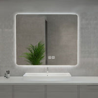 Specchio smart rettangolare YJ-7090A con retroilluminazione 90x70