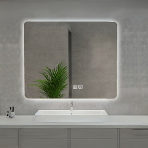 Specchio smart rettangolare YJ-7090A con retroilluminazione 90x70