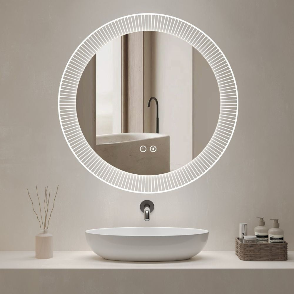 Specchio smart rotondo anti-appannamento YJ-3001-60 diametro 60x60