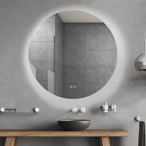 Specchio smart rotondo anti-appannamento YJ-90A diametro 90x90