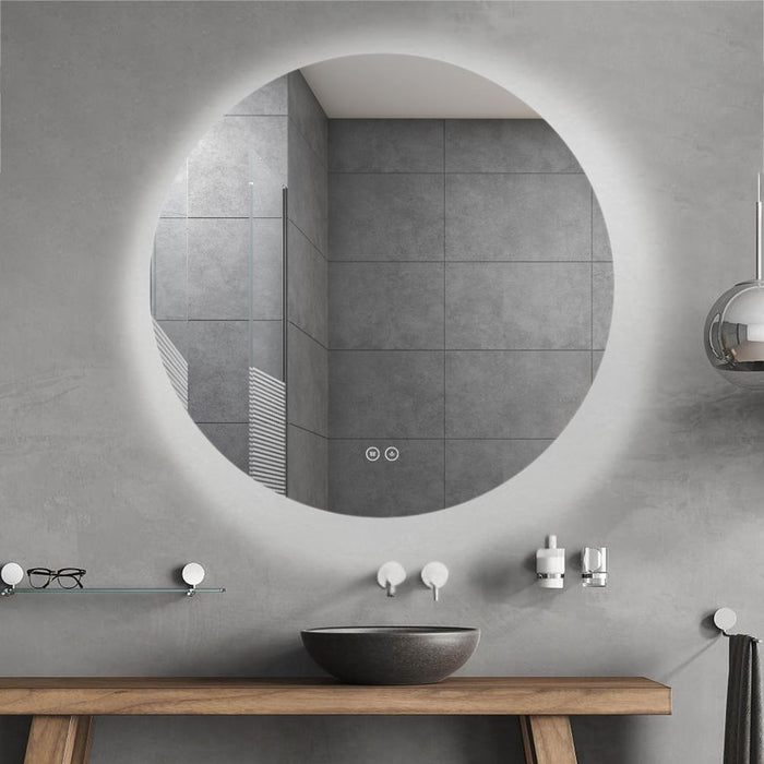 Specchio smart rotondo anti-appannamento YJ-90A diametro 90x90