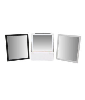 Specchio Specchiera Rettangolare Con Cornice Decorata In Pvc 50 X 60 Cm 219110         