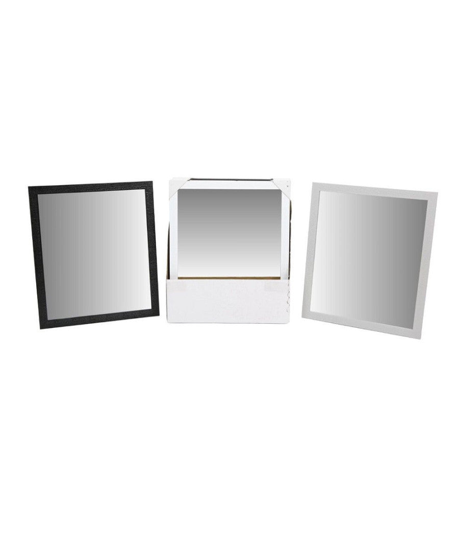 Specchio Specchiera Rettangolare Con Cornice Decorata In Pvc 50 X 60 Cm 219110         