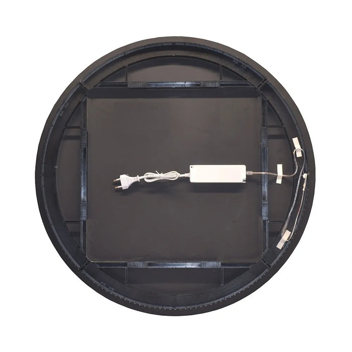 Specchio tondo 75 cm a filo lucido con illuminazione perimetrale a LED