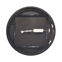 Specchio tondo 90 cm a filo lucido con illuminazione perimetrale a LED